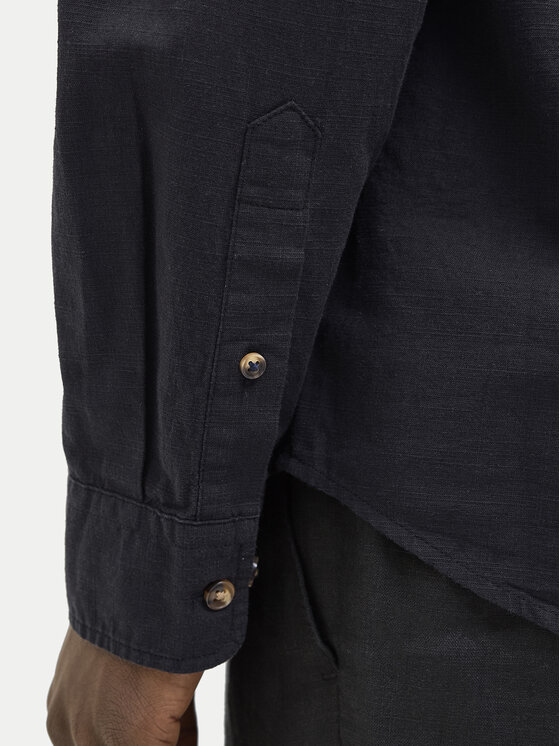 Jack&Jones Jack&Jones Marškiniai Summer 12269319 Juoda Comfort Fit