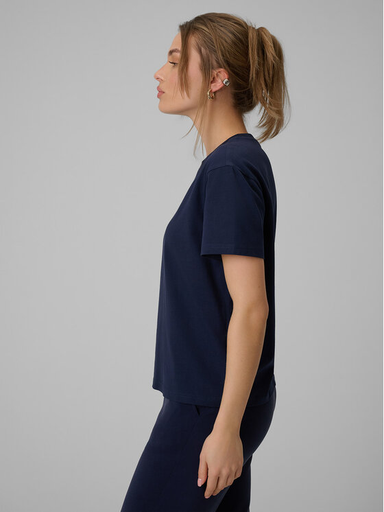 4F 4F T-Shirt APRES SKI Granatowy Boxy Fit