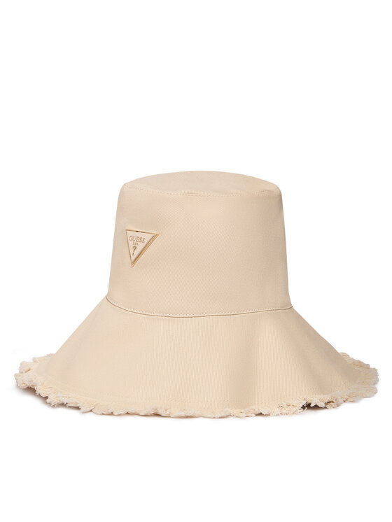 Guess καπέλο bucket Γυναικείο βαμβακερό SALLY AW5511.COT01 μπεζ S,M