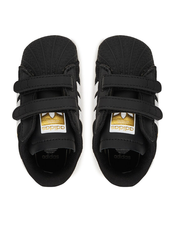 adidas adidas Снікерcи Superstar Crib JH9971 Чорний