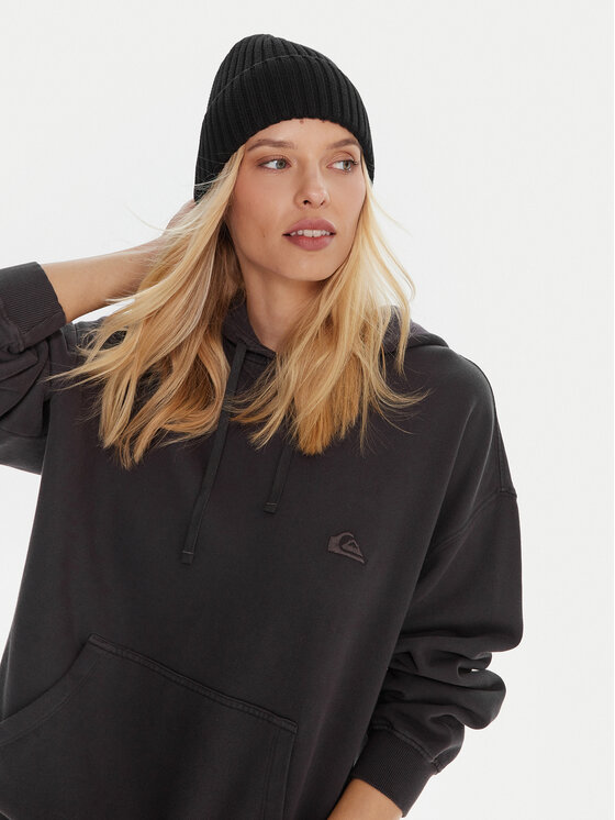 Quiksilver Quiksilver Bluză Esential Hoodie EQWFT03191 Gri Oversize