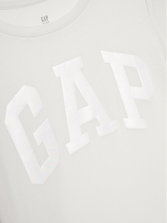 Gap Gap Marškinėliai 885666 Écru Regular Fit