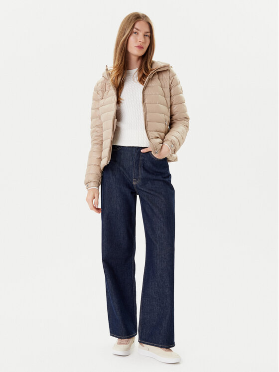 Tommy Hilfiger Tommy Hilfiger Kurtka puchowa WW0WW46788 Beżowy Regular Fit
