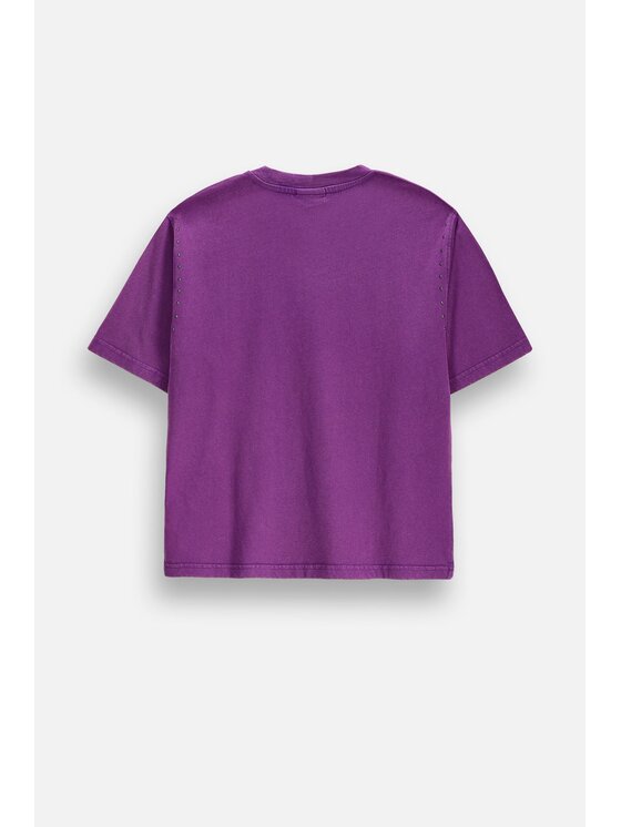Coccodrillo Coccodrillo T-Shirt ZC6143204HGJ-016 Fialová Regular Fit