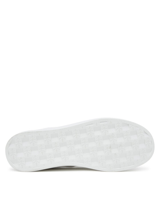 Calvin Klein Jeans Calvin Klein Jeans Sneakersy Classic Cupsole Ru Patch Lth Wn YW0YW01845 Bílá