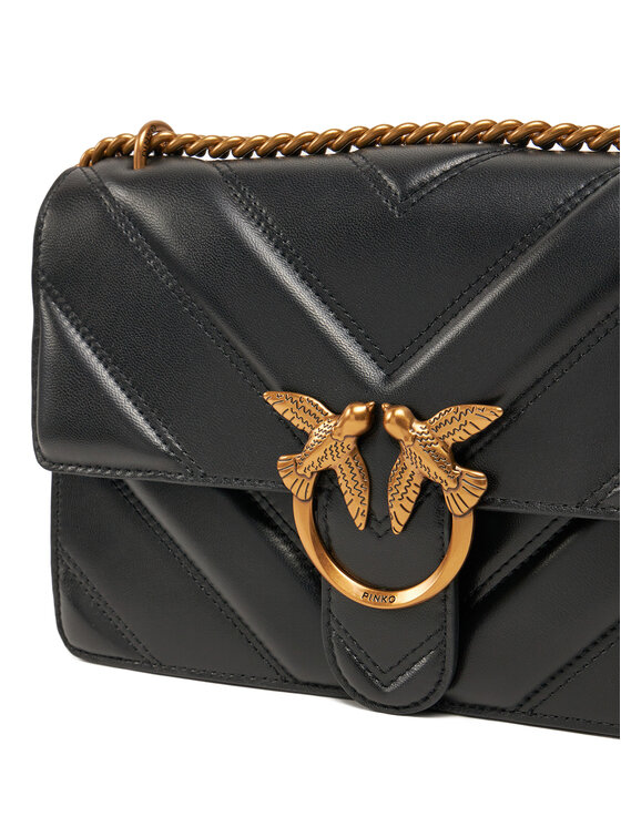 PINKO PINKO Torebka Love One Classic Light Dc PE 25 PLTT 104549 A26Z Czarny