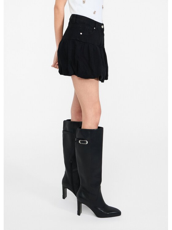 Liu Jo Liu Jo Gonna di jeans UF5138D028787469 Nero Regular Fit