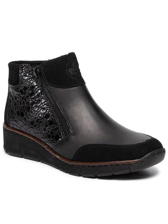 Rieker Rieker Botine 53782-00 Negru