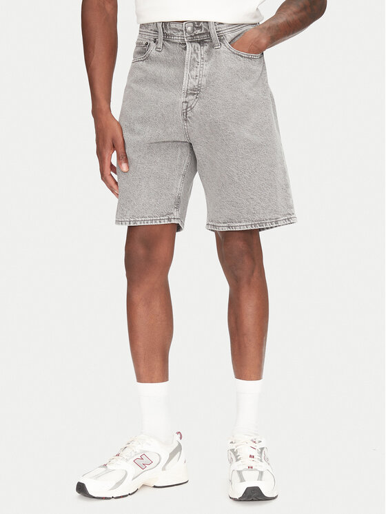 Jack & Jones Jack & Jones Pantaloni scurți de blugi Tony 12269489 Gri Loose Fit