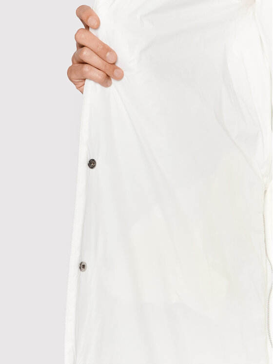 Patrizia Pepe Patrizia Pepe Μπουφάν μεταβατικό 8O0042/A116-W146 Λευκό Relaxed Fit