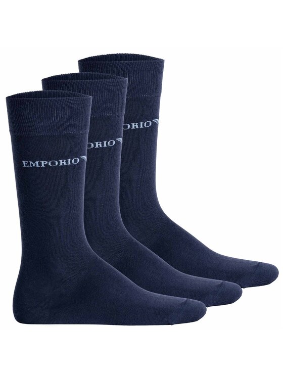 Emporio Armani Emporio Armani Skarpety krótkie 24762 Granatowy