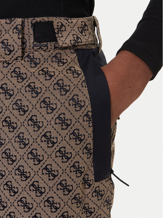 Guess Guess Smučarske hlače M5BB77 WF182 Rjava Regular Fit