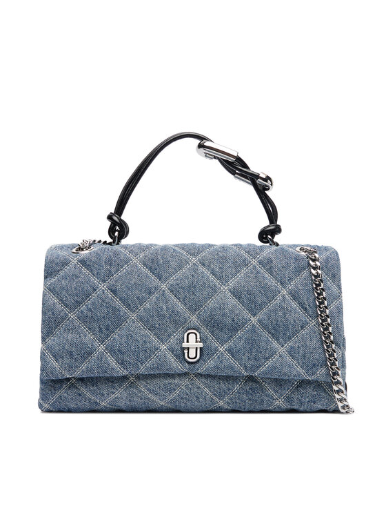 Marc Jacobs Marc Jacobs Kabelka The Quilted Denim Dual Convertible 2P5HCR019H03 Modrá