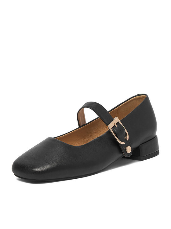U.S. Polo Assn. U.S. Polo Assn. Baleriny Amelia001-Blk EO-AMELIA001W/GL1 Czarny