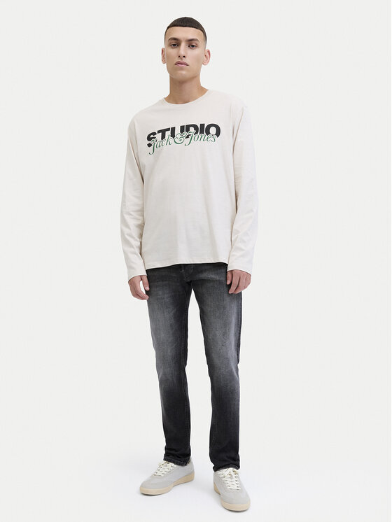 Jack & Jones Jack & Jones Farmer Glenn 12289778 Fekete Slim Fit