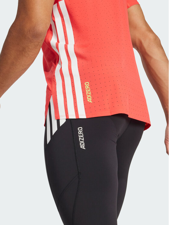 adidas adidas Legginsy Adizero Running Czarny Fitted Fit