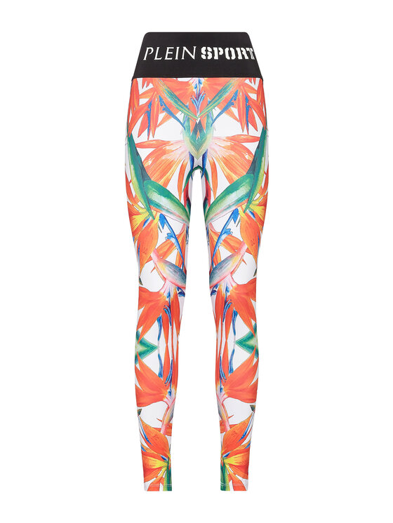 Legginsy, rozmiar S, Białe, 3377