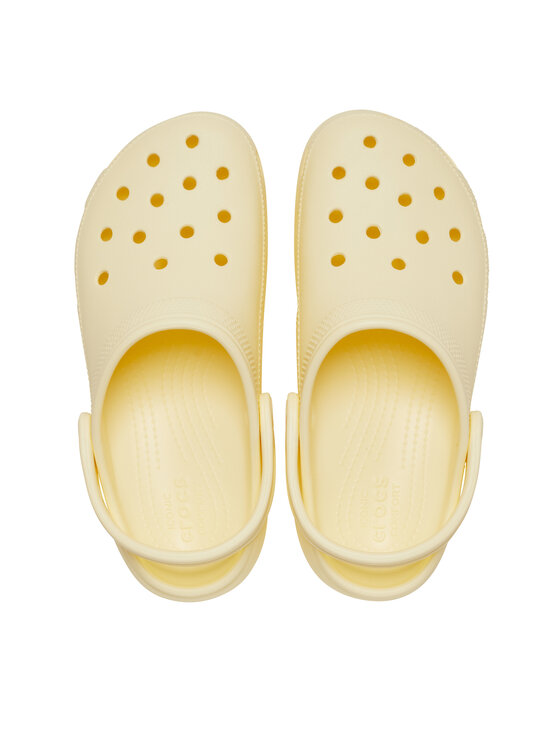 Crocs Crocs Klapki Classic Platform Clog W 206750 Beżowy