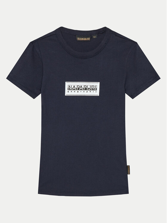 Napapijri Napapijri T-shirt Chamois NP0A4HYL M Blu scuro Regular Fit