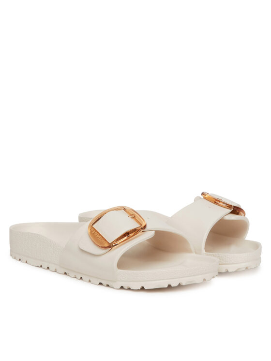 Birkenstock Birkenstock Natikači Madrid Big Buckle Eva 1029633 Écru
