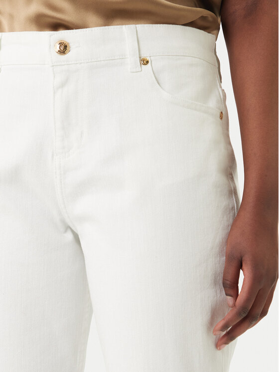 Just Cavalli Just Cavalli Jeansy 80PAB5F3 CEWCA Bílá Flare Fit