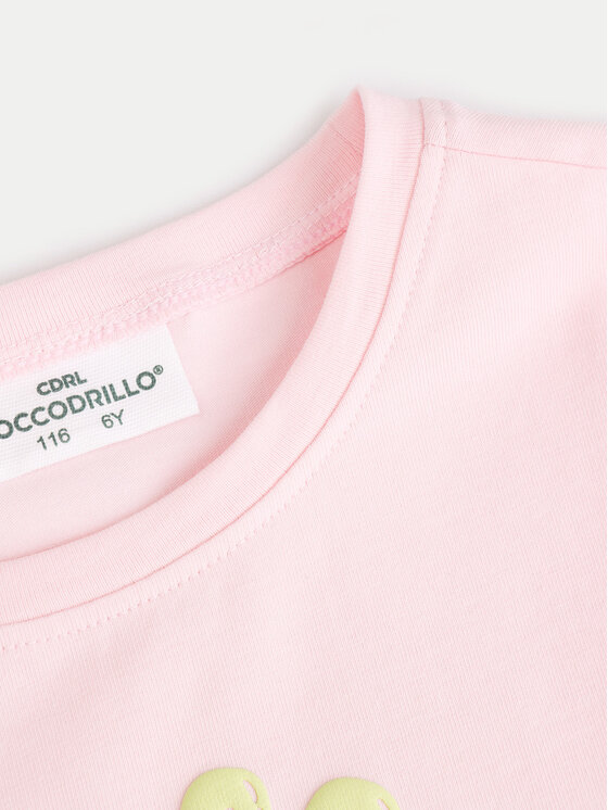 Coccodrillo Coccodrillo T-Shirt ZC4143201CGK Różowy Regular Fit