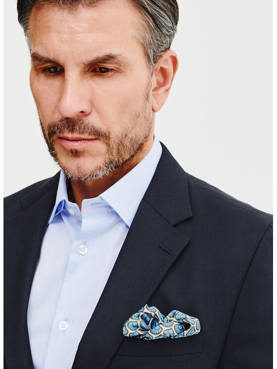 Pako Lorente Pako Lorente Marynarka P25SP-3G-014 Granatowy Super Slim Fit