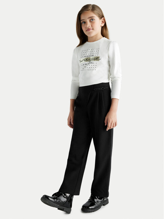 Mayoral Pantaloni din material 7543 Negru Regular Fit