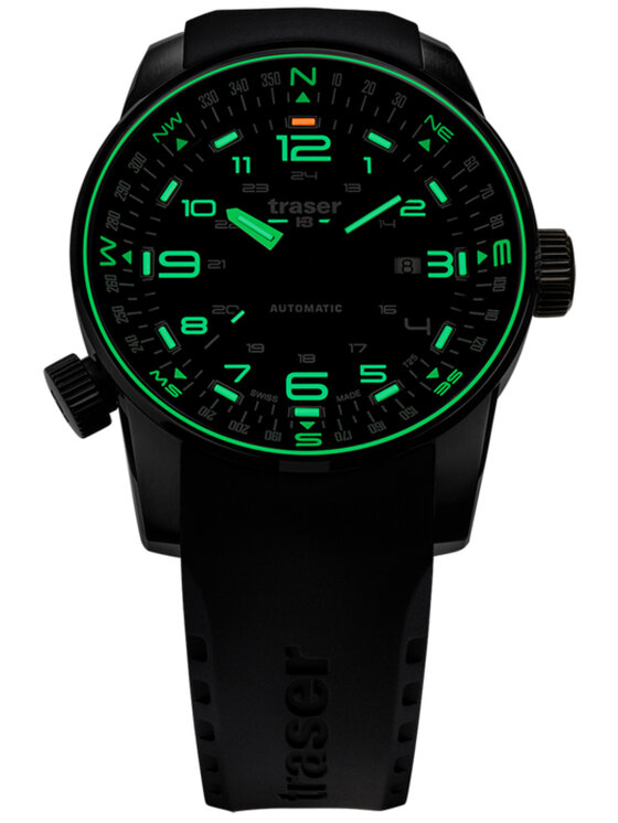 Traser Traser Zegarek TS-109741 Czarny
