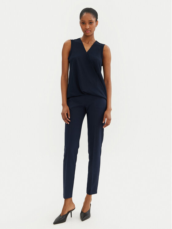 Rinascimento Rinascimento Blúz CFC0122910003 Sötétkék Regular Fit