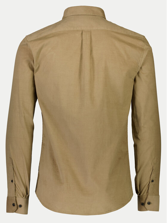 Lindbergh Lindbergh Košile 30-203248A Béžová Relaxed Fit