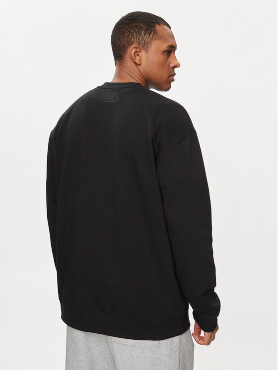 adidas adidas Μπλούζα ALL SZN Fleece Graphic IW1190 Μαύρο Regular Fit