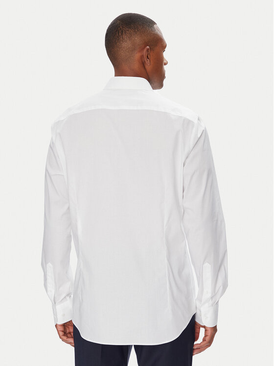 Tommy Hilfiger Tommy Hilfiger Koszula MW0MW38347 Biały Slim Fit