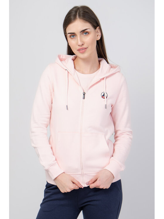 Jott Jott Bluza SS23WZIP10-463_XL Różowy Regular Fit