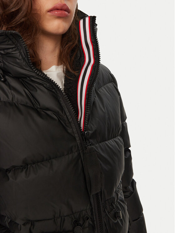 Hunter Hunter Μπουφάν πουπουλένιο HARW1295242 Μαύρο Regular Fit