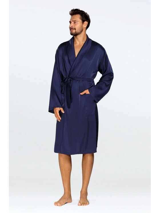 DKaren Lingerie Męska Piżama, rozmiar L, Granatowy, Lukas