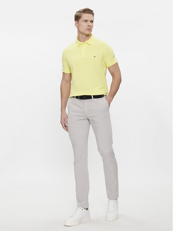Tommy Hilfiger Tommy Hilfiger Polo marškinėliai 1985 MW0MW17771 Geltona Regular Fit