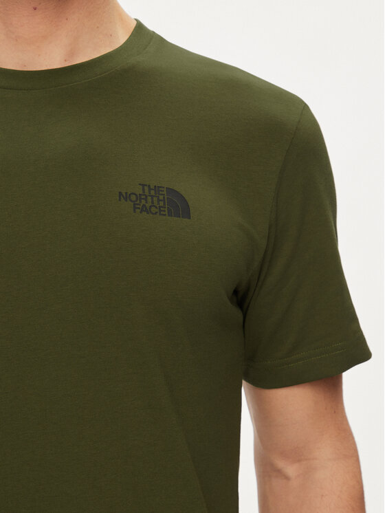 The North Face The North Face Tricou Simple Dome NF0A87NG Verde Regular Fit