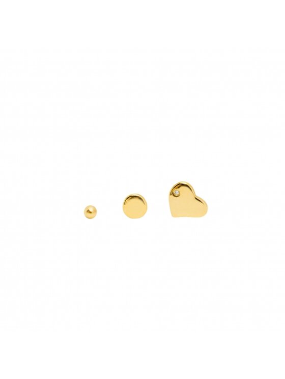 ANIA KRUK ANIA KRUK Piercing SMVKS0450Z Żółte złocenie