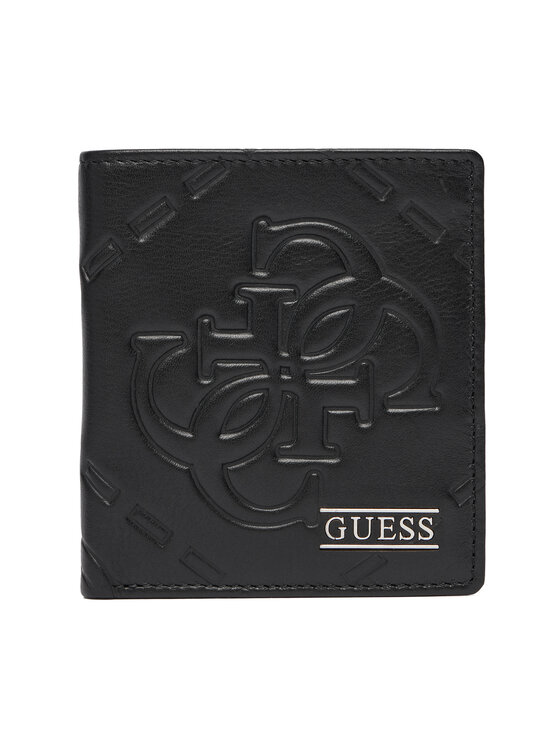 Guess Guess Μεγάλο Πορτοφόλι Ανδρικό SMBOMG LEA18 Μαύρο