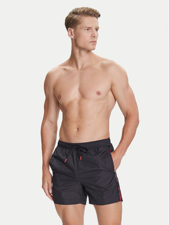 HUGO HUGO Plavecké šortky Fab 50500973 Černá Regular Fit