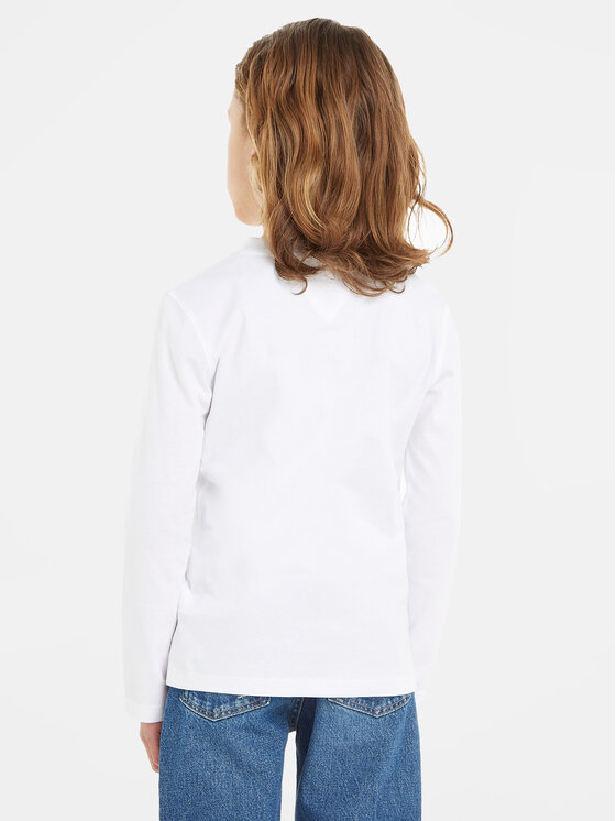 Tommy Hilfiger Tommy Hilfiger Bluse KB0KB08627 S Weiß Regular Fit