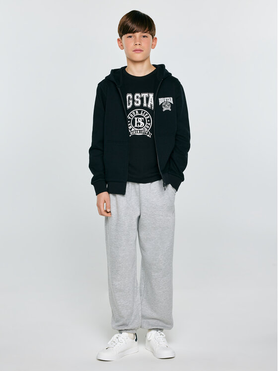 BIG STAR BIG STAR Bluza ARONER Czarny Comfort Fit