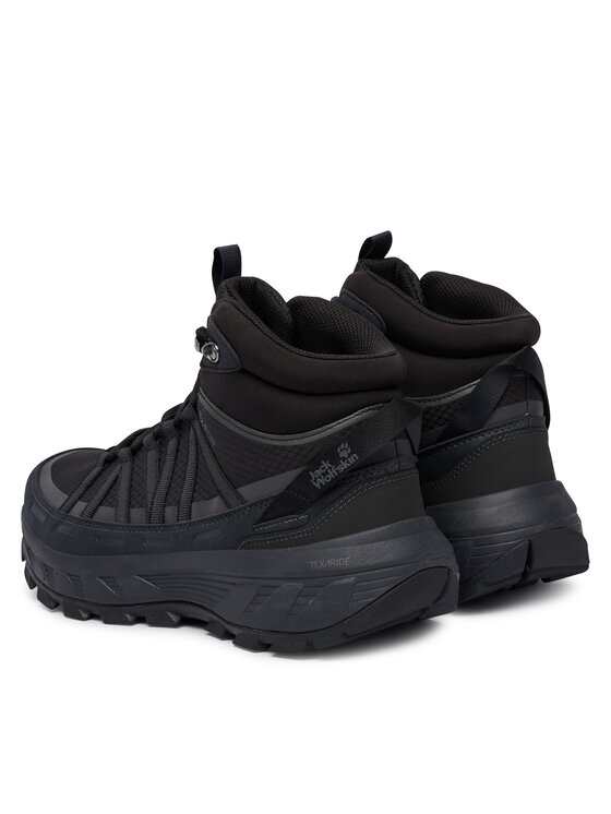Jack Wolfskin Jack Wolfskin Трекінгові черевики Wild Hike Texapore Mid A65576 Чорний