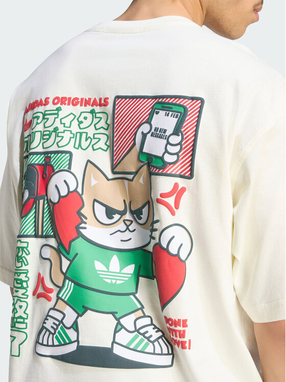 adidas adidas T-Shirt 164257 Biały Oversize