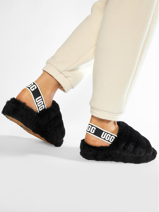 Ugg Ugg Παντόφλες Σπιτιού W Fluff Yeah Slide 1095119 Μαύρο