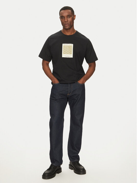 Jack&Jones Jack&Jones Majica Islington 12273019 Črna Loose Fit