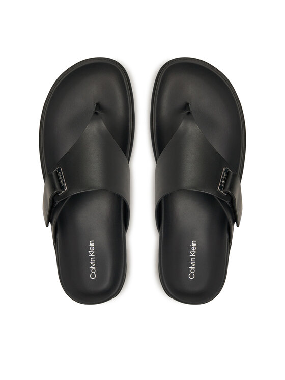 Calvin Klein Calvin Klein Sandály Flat Adj Tp Eyelet HW0HW02349 Černá