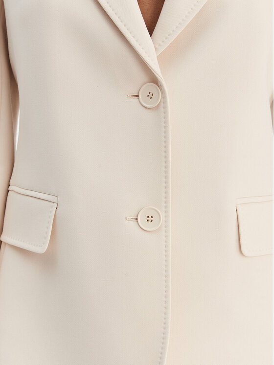 Weekend Max Mara Weekend Max Mara Сако Uva 2615041061 Екрю Slim Fit