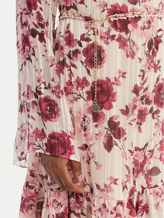 Guess Guess Každodenní šaty W6RK37 WJ712 Béžová Regular Fit